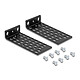Rack di montaggio DeLock per armadio di rete da 10" o 19" Rack di montaggio - Set di 2 unità