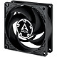 Arctic P8 Max (Noir) Ventilateur de boîtier PWM 80 mm avec mode 0dB