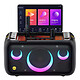 iKarao Break X1 Altoparlante Karaoke Portatile 800W - WiFi/Bluetooth 5.3 - Touch Screen 13.3" - Batteria 10 ore di autonomia - HDMI/USB/SD/AUX/Micro - 2x microfoni
