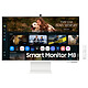 Samsung 32" LED - Smart Monitor M8 S32FM801UU Ecran PC 4K - 3840 x 2160 pixels - 4 ms (gris à gris) - 16/9 - Dalle VA - HDR10+ - Wi-Fi/Bluetooth - Tizen OS - HDMI/USB-C - Hub USB - Webcam - Télécommande - Blanc