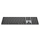 Mobility Lab KP430W Clavier ultra fin sans fil - 2.4 Ghz et Bluetooth - touches chiclet plates silencieuses - AZERTY, Français