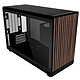 Lian Li A3-mATX Cristal (Negro/Madera oscura) Caja minitorre con panel lateral de cristal templado y frontal de madera oscura diseñada en colaboración con DAN Cases