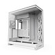 NZXT H9 Flow White (2025) - Aquarium-style mid-tower enclosure with side window and tempered glass front