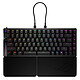 ASUS ROG Falcata (AZERTY, Français) Clavier gaming sans fil - USB/Bluetooth/RF 2.4 GHz - format ultra-compact 75% - conception scindable - interrupteurs magnétiques (switches ASUS ROG HFX V2) - rétroéclairage RGB Aura Sync - AZERTY, Français