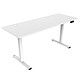Mars Gaming MGD-ERGOPRO160 (Blanc) Bureau pour gamer - longueur 160 cm - profondeur 60 cm - hauteur ajustable électriquement 73-118 cm - système de passage des câbles - support pour casque
