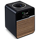 Ruark Audio R1S Noir Radio-réveil mono 9 Watts - FM/DAB+ - Bluetooth 5.2 - Ecran TFT 2.4" - AUX/USB-C