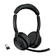 Jabra Evolve2 55 Link390a UC Stéréo (USB) - Micro-casque sans fil stéréo professionnel - Bluetooth - USB-A - certifié UC - ANC (réduction de bruit active)