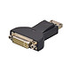 Convertisseur DisplayPort mâle / DVI-D femelle Adaptateur DisplayPort vers DVI-D