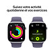 Opiniones sobre Pulsera deportiva Apple Watch Series 11 GPS 46 mm Aluminio Plata Morado M/L