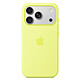Apple Silicone Case with MagSafe Jaune Fluo Apple iPhone 17 Pro Coque en silicone avec MagSafe pour Apple iPhone 17 Pro