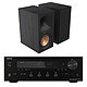 Onkyo TX-8470 Noir + Klipsch R-60M Noir Ampli-tuner stéréo 2 x 120 W  - Bluetooth - Tuner FM/DAB+ + Enceinte bibliothèque 85 Watts (par paire)