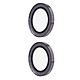 InvisibleShield HOOPS Viola iPhone 16 / 16 Plus / 17 Pellicola protettiva in vetro temperato per fotocamera Apple iPhone 16 / 16 Plus / 17