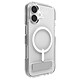 Zagg Crystal Palace Snap KS iPhone 17 Coque de protection avec béquille compatible MagSafe pour Apple iPhone 17