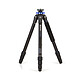 Benro Mach 3 série 2 TMA28A Kit trépied photo en aluminium Ø 29 mm, 4 sections, bagues à vis, convertible monopode -  hauteur max 155.5 cm - charge 14 kg