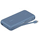 Belkin BoostCharge Powerbank 20K avec Câble (Bleu) Batterie externe 20 000 mAh avec câble intégré