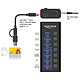 Acheter DeLock Hub USB avec 1 port USB-C 3.1 + 2 ports USB-A 3.1 + 4 ports de chargement USB 3.0