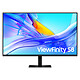 Samsung 37" LED - ViewFinity S8 S37D800UAU Ecran PC 4K - 3840 x 2160 pixels - 5 ms (gris à gris) - Format 16/9 - Dalle VA - HDR10 - HDMI/DisplayPort/USB-C - Hub USB - Ethernet - Pivot - Noir