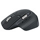 Logitech MX Master 3S Bluetooth Edition (Graphite) Souris sans fil - droitier - Bluetooth - capteur optique 8000 dpi - 7 boutons - molette exclusive pour le pouce - technologie Logitech Flow