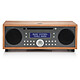 Tivoli Audio Music System+ Cerisier/Gris métal - Enceinte sans fil stéréo - Radio DAB+/AM/FM - Lecteur CD - Bluetooth - AUX