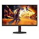 AOC 27" LED - Q27G4SRU Ecran PC 2.5K - 2560 x 1440 pixels - 1 ms (gris à gris) - 16/9 - Dalle Fast IPS - 180 Hz (320 Hz OC) - VESA DisplayHDR 400 - NVIDIA G-Sync Compatible - DisplayPort/HDMI - Noir