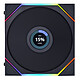 Lian Li Uni Fan TL LCD Wireless 140 Reverse Blade (noir) - Ventilateur LED ARGB 140 mm