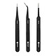 iFixit Precision Tweezers Set Set de 3 pincettes de précision