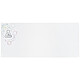 The G-Lab Pad Selenium (White) Gaming mouse pad - soft - non-slip base - extended format (900 x 400 x 4 mm)