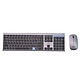 Bluestork Pack Grapheme (Noir) Ensemble sans fil - Bluetooth/RF 2.4 GHz - clavier ultra slim (AZERTY Français) - souris optique 3200 dpi