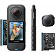 Insta360 X4 Air Starter Bundle Caméra d'action 360° 8K avec photo 29MP, stabilisation FlowState, Wi-Fi, Bluetooth, batterie 2010 mAh