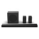 Hisense AX5140Q Barre de son 5.1.4 600 W - Dolby Atmos/DTS:X - Bluetooth 5.3 - HDMI eARC - 1x Caisson de basses sans fil - 2x Enceintes satellites sans fil