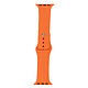 Casyx Bracelet Silicone Cadran 42/49 mm Orange Bracelet silicone pour Apple Watch 42/49 mm