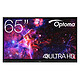 Optoma 3653RK Ecran interactif tactile 65" - 4K UHD - Dalle mate, Haze 25% - 6 ms - 450 cd/m² - HDMI/USB-C - Wi-Fi/Bluetooth/Gigabit Ethernet - Stockage 64 Go - Slot OPS - Certification Google EDLA - Son 2.0 20 Watts