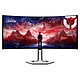 Lenovo 34" OLED - Legion Pro 34WD-10 Ecran PC UltraWide WQHD - 3440 x 1440 pixels - 0.03 ms (gris à gris) - 21/9 - Dalle QD-OLED incurvée - HDR 400 True Black - 240 Hz - FreeSync Premium Pro/G-SYNC Compatible - DisplayPort/HDMI/USB-C - Réglage en hauteur - Blanc