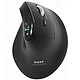 PORT Connect Ergo Auditor Souris ergonomique sans fil - Bluetooth/RF 2.4 GHz - 6 boutons - capteur optique 4800 dpi - compatible Windows et Mac