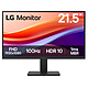 LG 21.5" LED 22U401A-B Ecran PC Full HD 1080p - 1920 x 1080 pixels - 5 ms (gris à gris) - 16/9 - Dalle VA - 100 Hz - HDR10 - HDMI/VGA - Noir