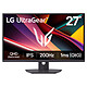 LG 27" LED - UltraGear 27G610A-B Ecran PC 2.5K - 2560 x 1440 pixels - 1 ms (gris à gris) - 16/9 - Dalle IPS - 200 Hz - DisplayHDR 400 - FreeSync Premium - HDMI/DisplayPort - Pivot - Noir