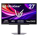 LG 27" LED - UltraGear 27G810A-B Ecran PC 4K - 3840 x 2160 pixels - 1 ms (gris à gris) - 16/9 - Dalle IPS - 180 Hz - DisplayHDR 400 - FreeSync Premium / G-SYNC Compatible - HDMI/DisplayPort - Pivot - Noir