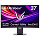 LG 37" LED - UltraGear G8 37G800A-B Ecran PC 4K - 3840 x 2160 pixels - 1 ms (gris à gris) - 16/9 - Dalle VA incurvée - 165 Hz - DisplayHDR 600 - FreeSync Premium Pro - HDMI/DisplayPort - Réglage en hauteur - Noir