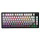 The G-Lab Keyz Elite 300 (Noir) Clavier gaming sans fil -  format 75% - Bluetooth/RF2.4 GHz/Filaire - interrupteurs linéaire pré-lubrifiés - rétroéclairage RGB - AZERTY, Français