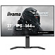 iiyama 27" LED - G-Master GB2741HSU-B1 Black Hawk Ecran PC Full HD 1080p - 1920 x 1080 pixels - 1 ms (MPRT) - 16/9 - Dalle IPS - 144 Hz - FreeSync - HDMI/DisplayPort - Pivot - Haut-parleurs - Hub USB - Noir