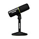 Shure MV6 Microphone dynamique filaire - USB-C - Prise casque - Pied de table inclus