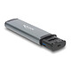 DeLock USB 3.0 card reader with SD/Micro SD slot USB 3.0 card reader with SD/Micro SD slot and storage compartments