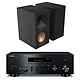 Yamaha R-N600A Noir + Klipsch R-60M Noir Amplificateur-tuner réseau stéréo 2 x 80 W - DAB/DAB+ - DAC 24 bits/192 kHz - 2 entrées S/PDIF - Phono - Casque 6.35 mm - Sortie subwoofer - Wi-Fi Bluetooth DLNA et AirPlay + Enceinte bibliothèque 85 Watts (par paire)