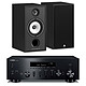 Yamaha R-N600A Noir + Triangle Borea BR04 Noir Amplificateur-tuner réseau stéréo 2 x 80 W - DAB/DAB+ - DAC 24 bits/192 kHz - 2 entrées S/PDIF - Phono - Casque 6.35 mm - Sortie subwoofer - Wi-Fi Bluetooth DLNA et AirPlay + Enceinte bibliothèque 130 Watts (par paire)