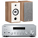 Yamaha R-N600A Argent + Triangle Borea BR04 Chêne clair Amplificateur-tuner réseau stéréo 2 x 80 W - DAB/DAB+ - DAC 24 bits/192 kHz - 2 entrées S/PDIF - Phono - Casque 6.35 mm - Sortie subwoofer - Wi-Fi Bluetooth DLNA et AirPlay + Enceinte bibliothèque 130 Watts (par paire)