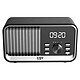 CGV BeBop FM (Negro) Radio despertador portátil - FM - Bluetooth/USB/MicroSD - 5 horas de duración de la batería - almacena hasta 40 emisoras