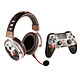 Lexip X Ubisoft Assassin's Creed Assassin Box Pack casque + manette - Bluetooth/RF 2.4 GHz/Jack 3.5 mm - microphone flexible - autonomie jusqu'à 30 heures - manette sans fil 14 boutons + Jeu PC Assassin's Creed Shadows