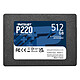 Patriot SSD P220 512 Go SSD 512 Go 2.5" 7mm Serial ATA 6Gb/s