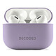 DECODED Silicone AirCase Lavande AirPods Pro Gen 2 Coque de protection silicone pour Apple AirPods Pro Gen 2