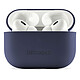 DECODED Silicone AirCase Navy AirPods Pro Gen 2 Coque de protection silicone pour Apple AirPods Pro Gen 2